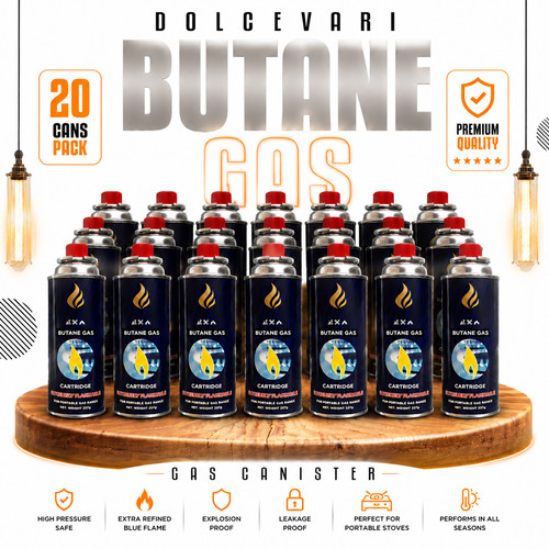 28x butane gas canister - gas,