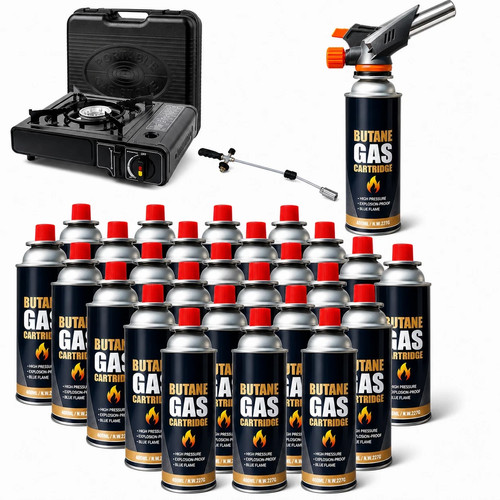 Butane gas canisters - gas,