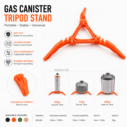 Olding gas canister - olding, stand