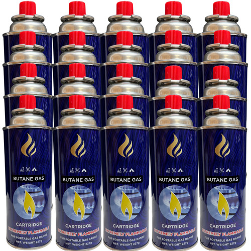 Butane gas bottles - gas, canisters