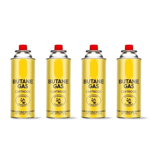 Butane gas canisters for - 4,