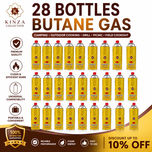 28x butane gas bottles - gas,